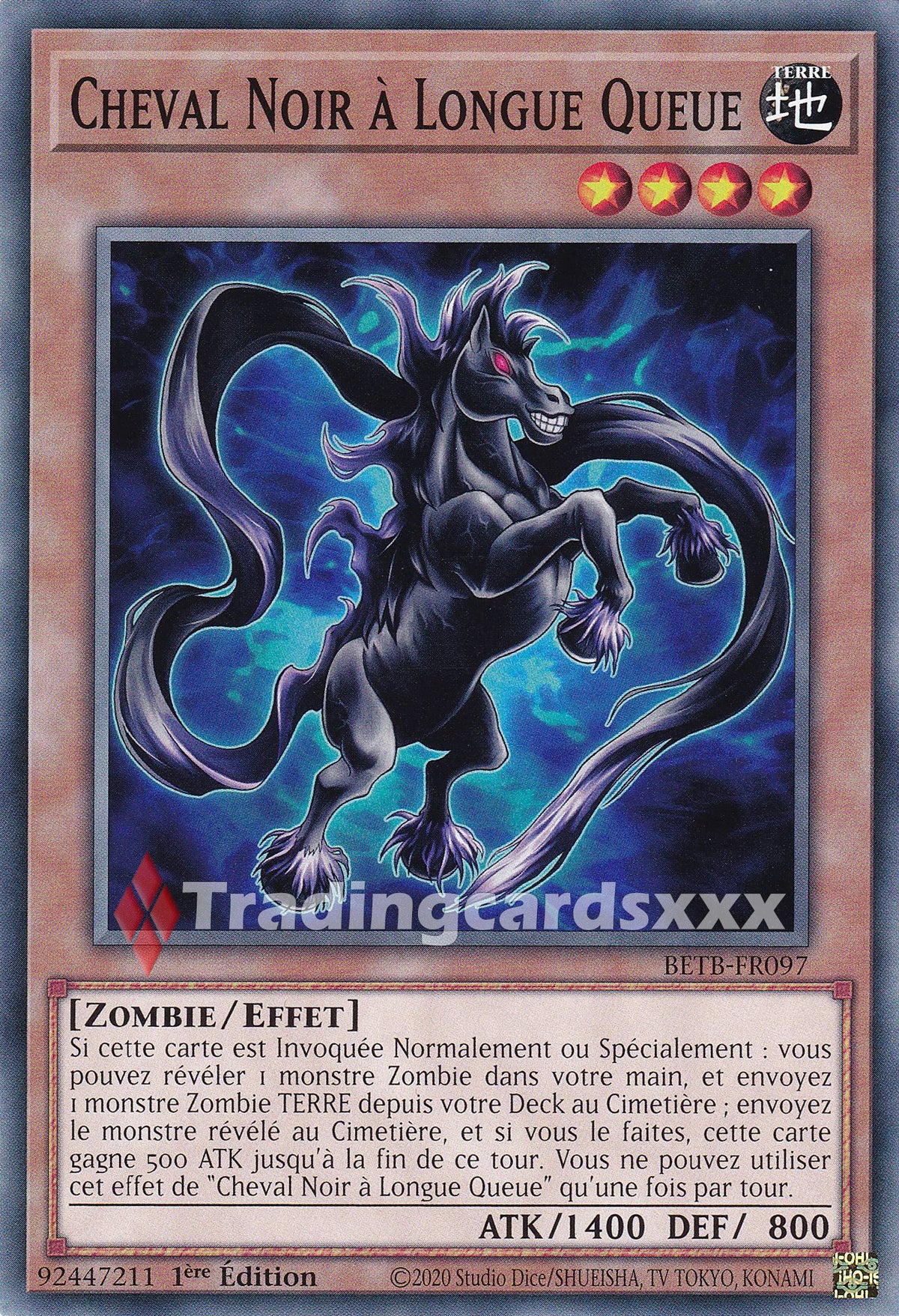 Yu-Gi-Oh! Cheval Noir à Longue Queue : C BETB-FR097