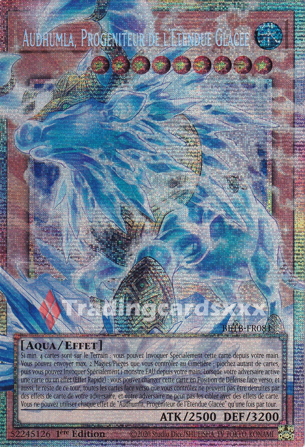 Yu-Gi-Oh! Audhumla, Progéniteur de l'Étendue Glacée : OF STAR BETB-FR081