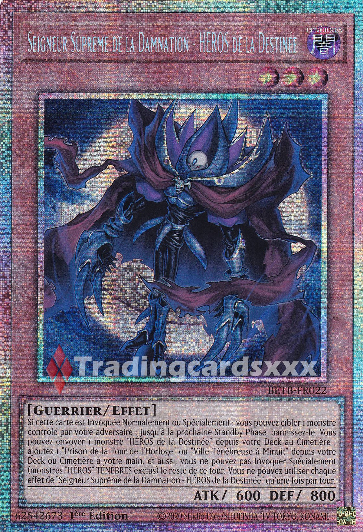 Yu-Gi-Oh! Seigneur Suprême de la Damnation - HÉROS de la Destinée : STAR BETB-FR022