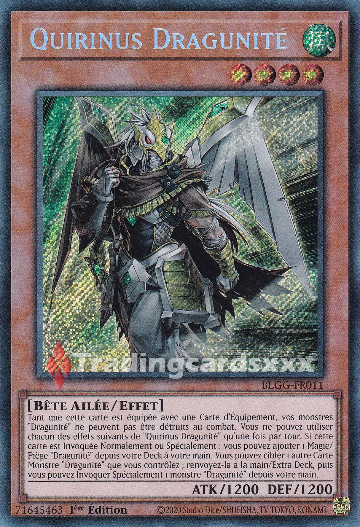 Yu-Gi-Oh! Quirinus Dragunité : SE BLGG-FR011