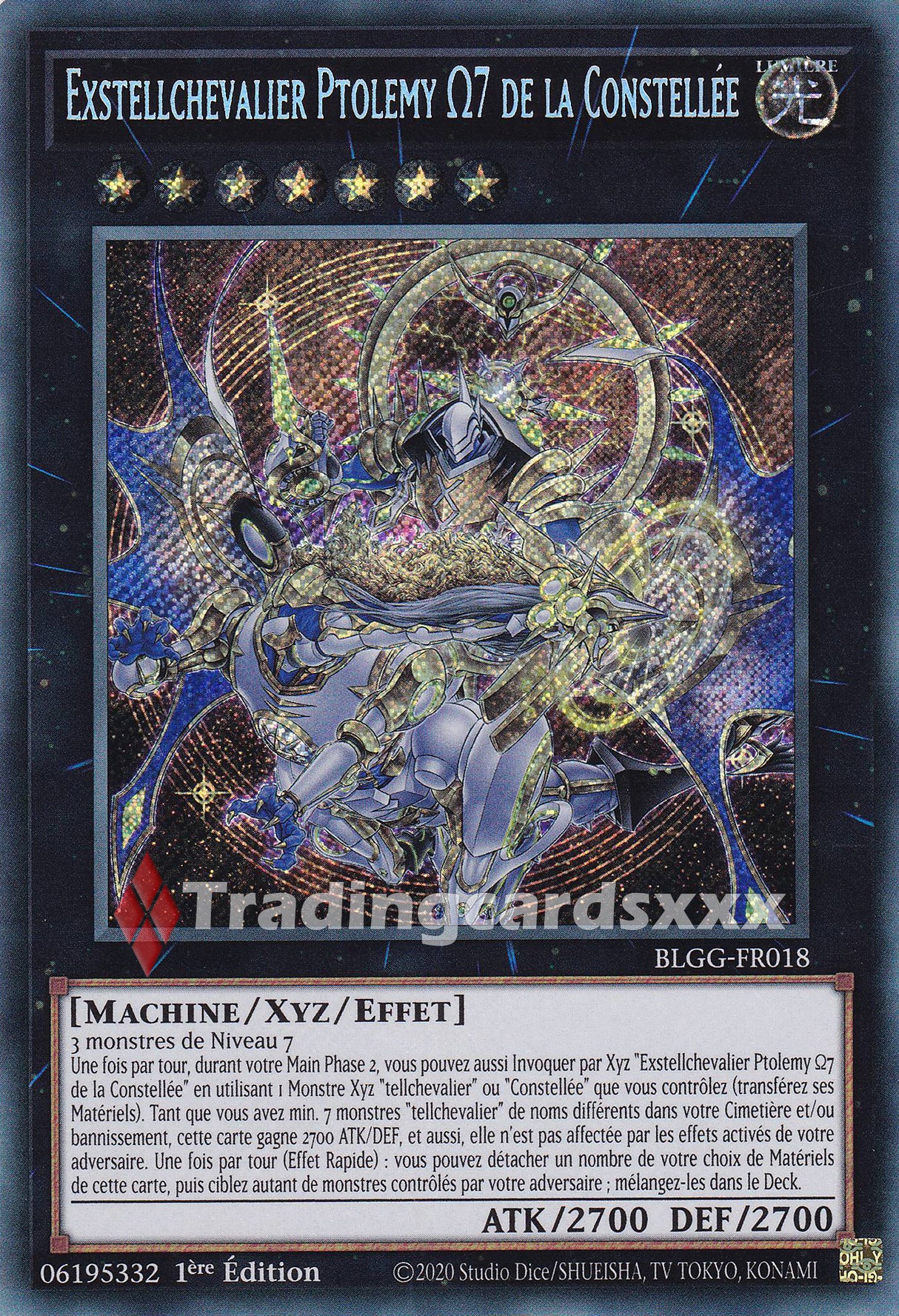 Yu-Gi-Oh! Exstellchevalier Ptolemy Ω7 de la Constellée : SE BLGG-FR018