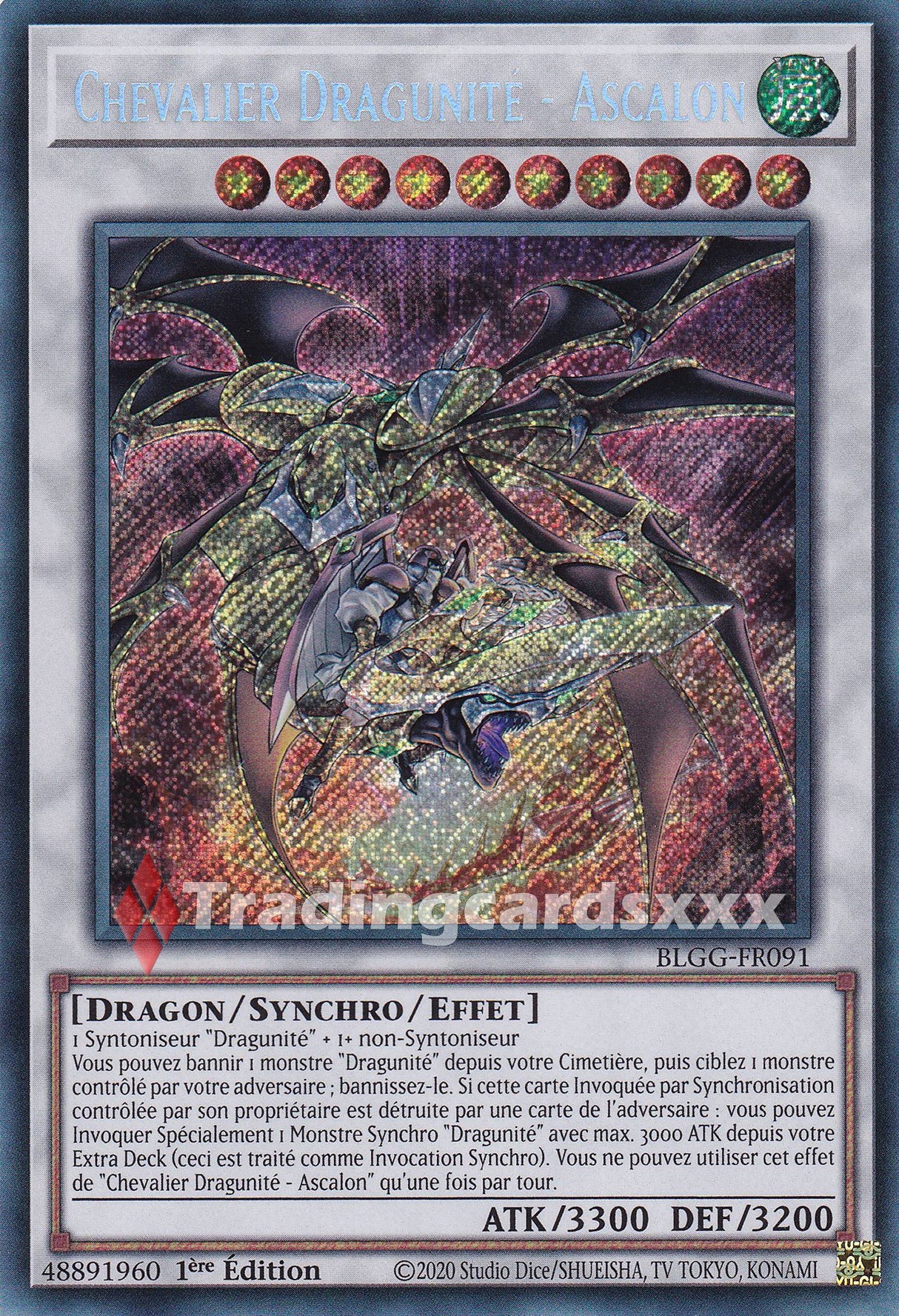 Yu-Gi-Oh! Chevalier Dragunité - Ascalon : SE BLGG-FR091
