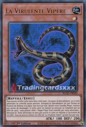 Yu-Gi-Oh! La Virulente Vipère : UR BLGG-FR030