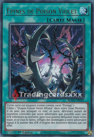 Yu-Gi-Oh! Épines de Poison Violet : UR BLGG-FR039