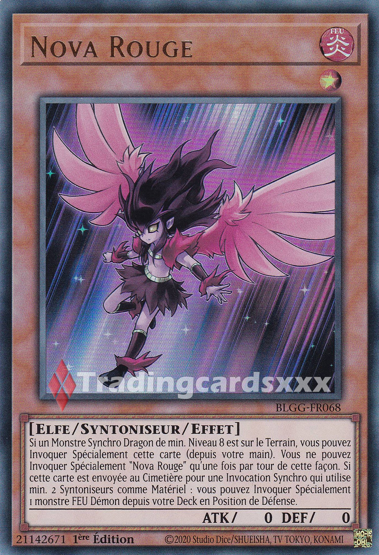 Yu-Gi-Oh! Nova Rouge : UR BLGG-FR068