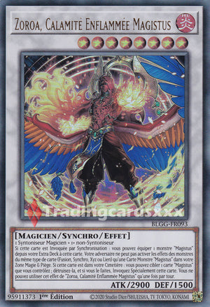 Yu-Gi-Oh! Zoroa, Calamité Enflammée Magistus : UR BLGG-FR093