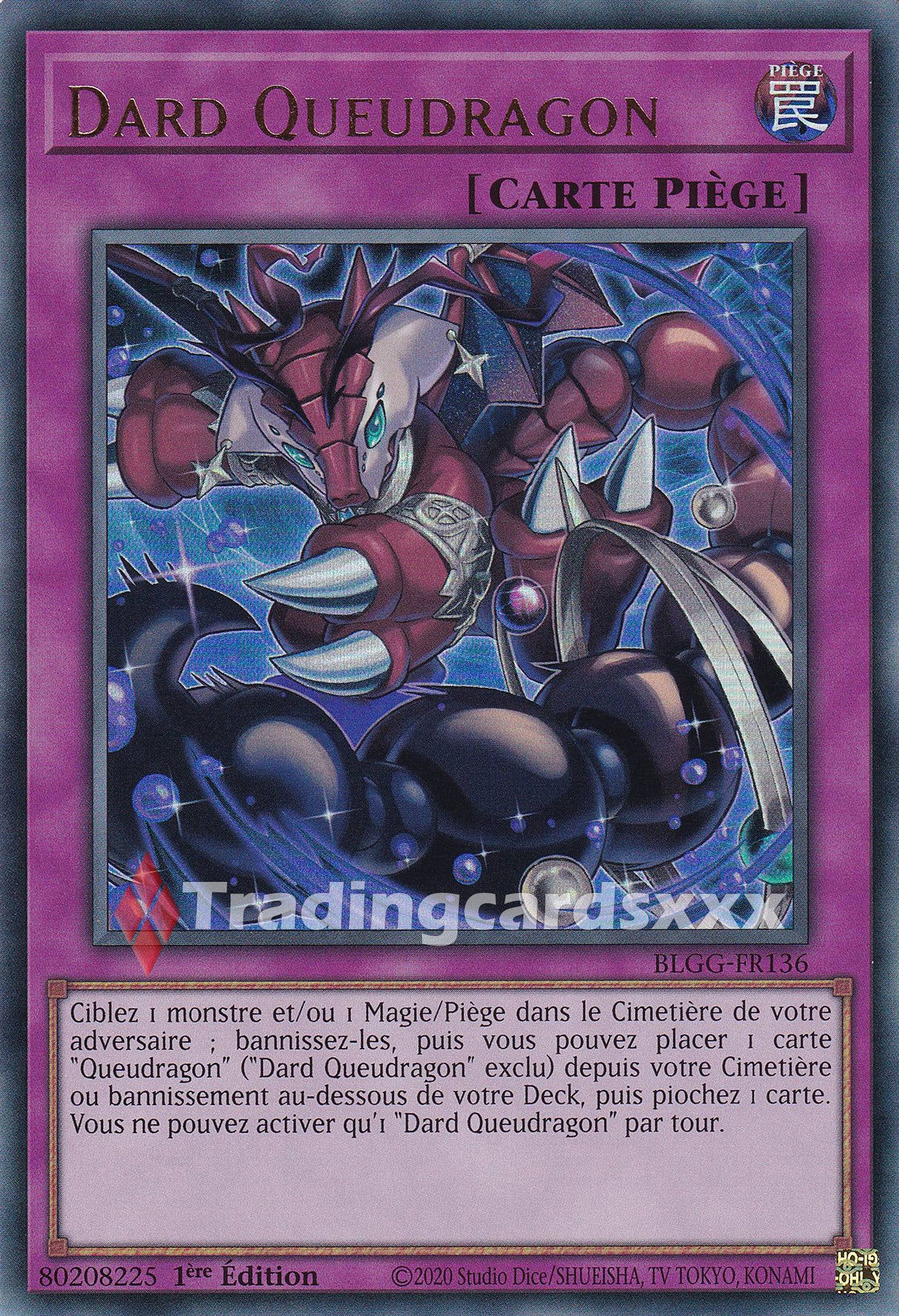 Yu-Gi-Oh! Dard Queudragon : UR BLGG-FR136