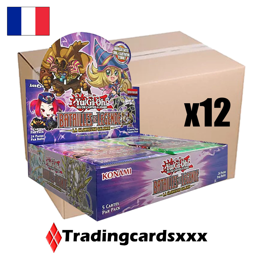 Yu-Gi-Oh! Carton de 12 displays Batailles de Légende : La Glorieuse Galerie