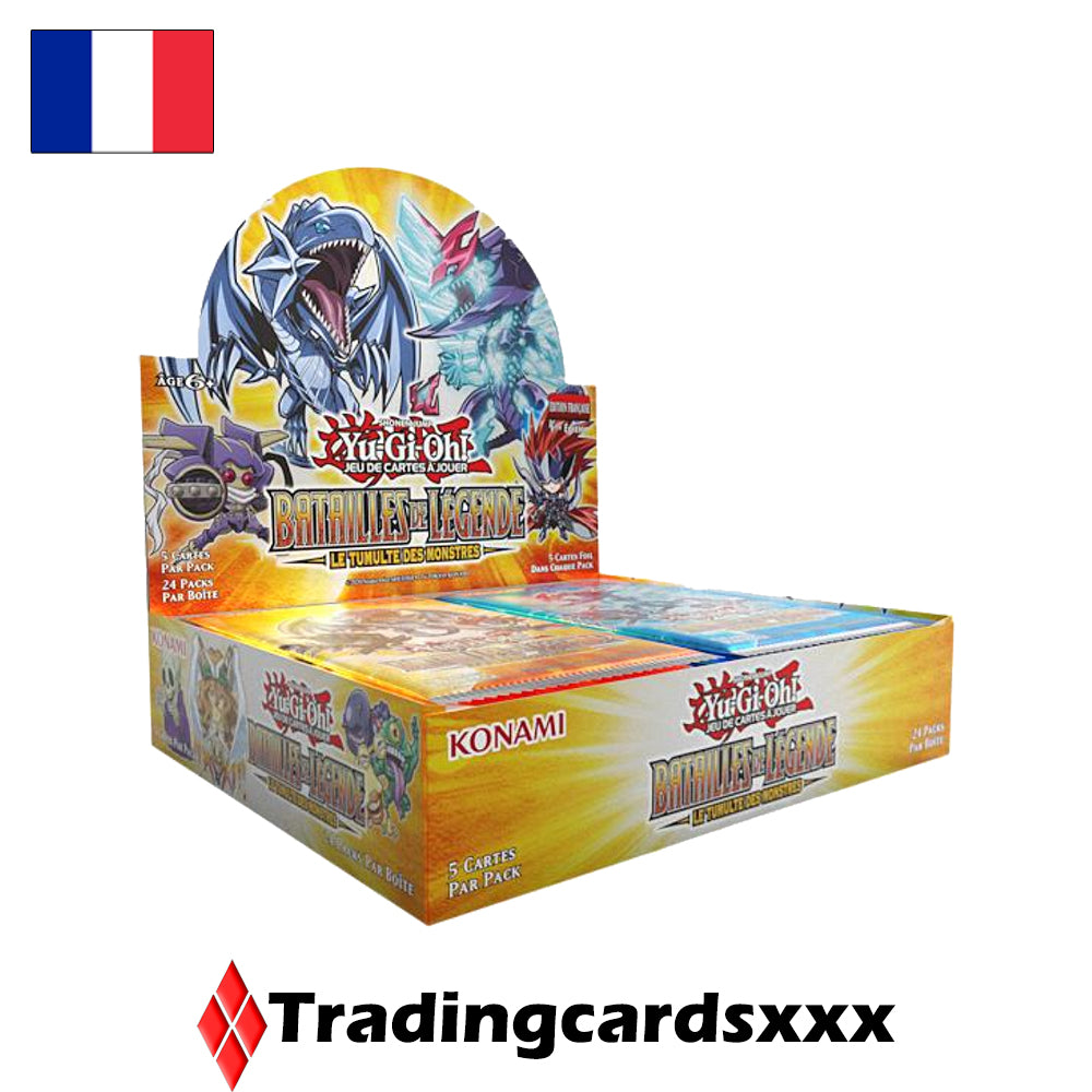 Yu-Gi-Oh! Display de 24 boosters Batailles de Légende : Le Tumulte des Monstres
