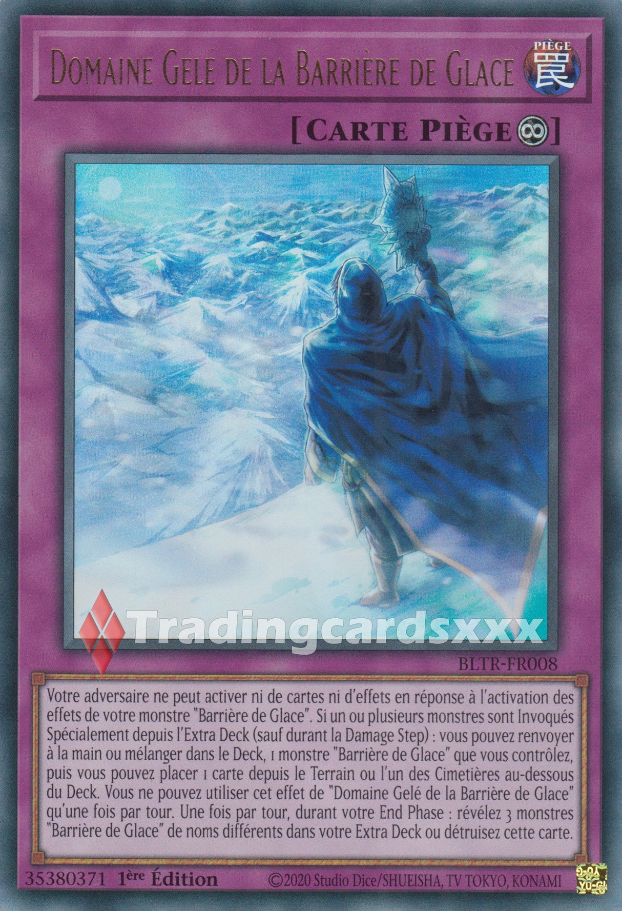 Yu-Gi-Oh! Domaine Gelé de la Barrière de Glace : UR BLTR-FR008