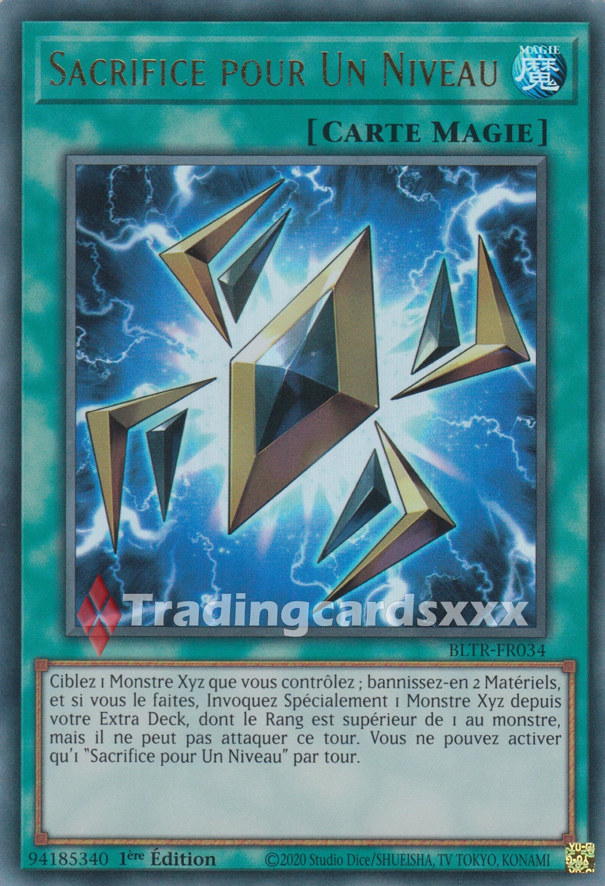 Yu-Gi-Oh! Sacrifice pour Un Niveau : UR BLTR-FR034