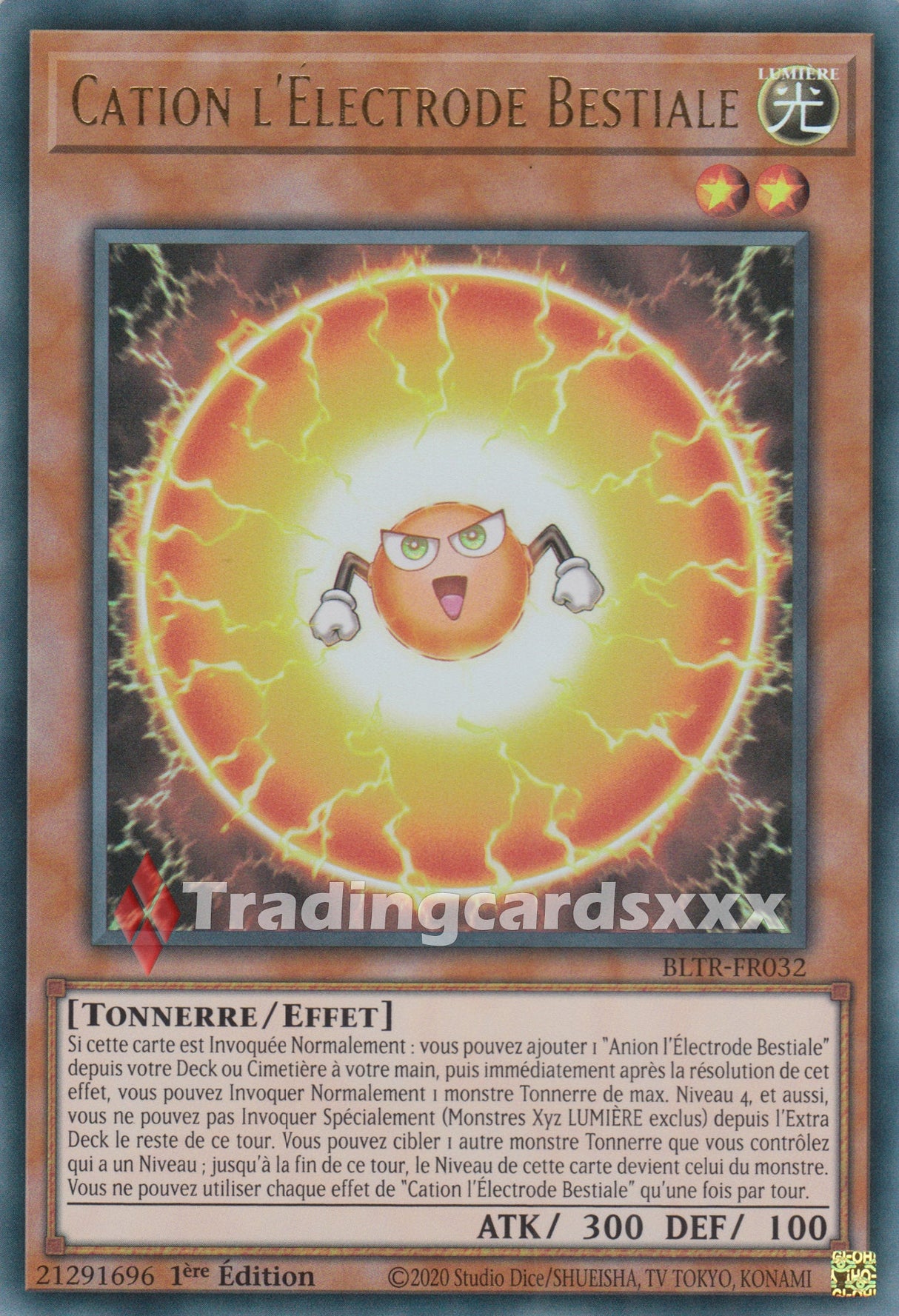 Yu-Gi-Oh! Cation l'Électrode Bestiale : UR BLTR-FR032