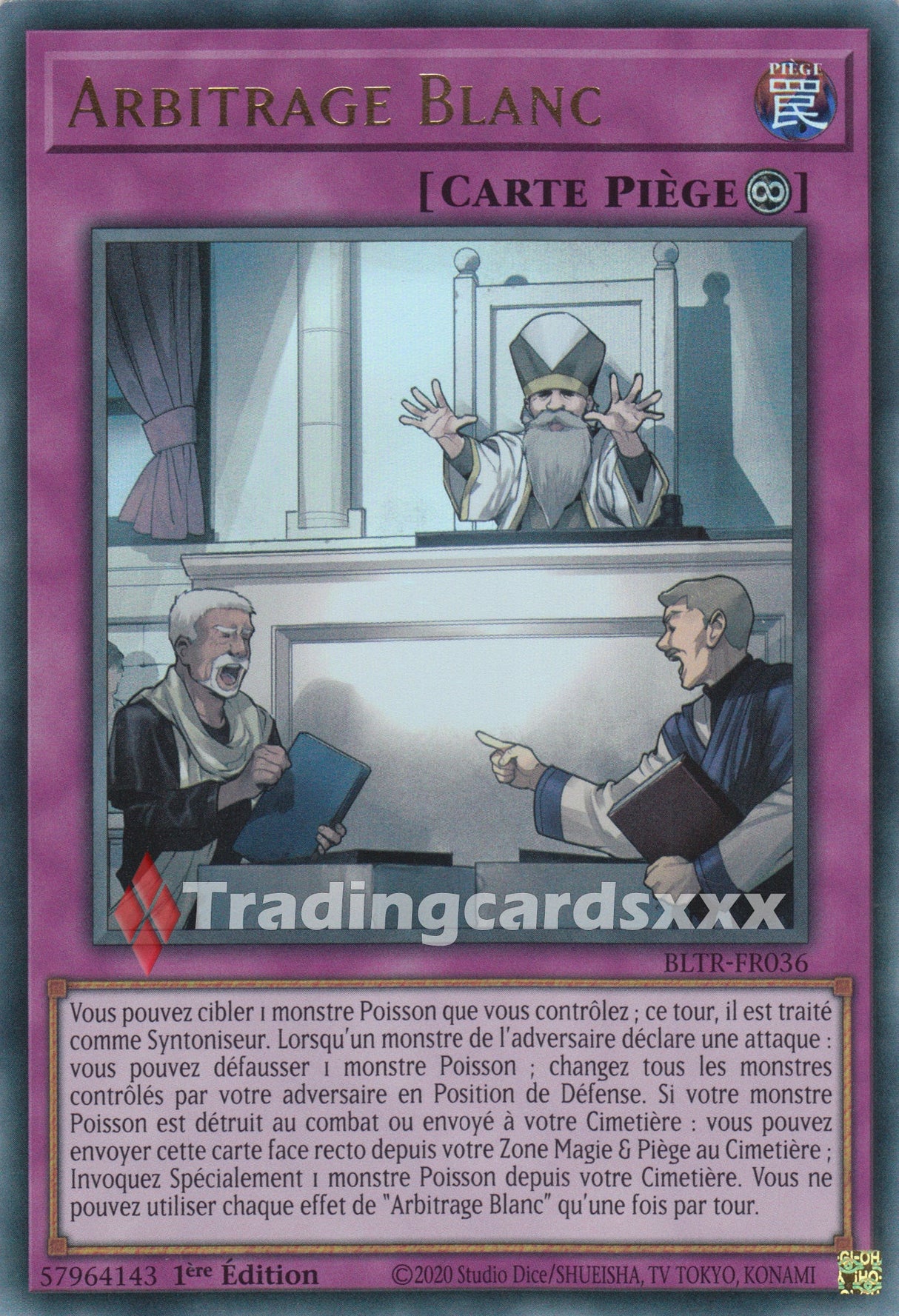 Yu-Gi-Oh! Arbitrage Blanc : UR BLTR-FR036