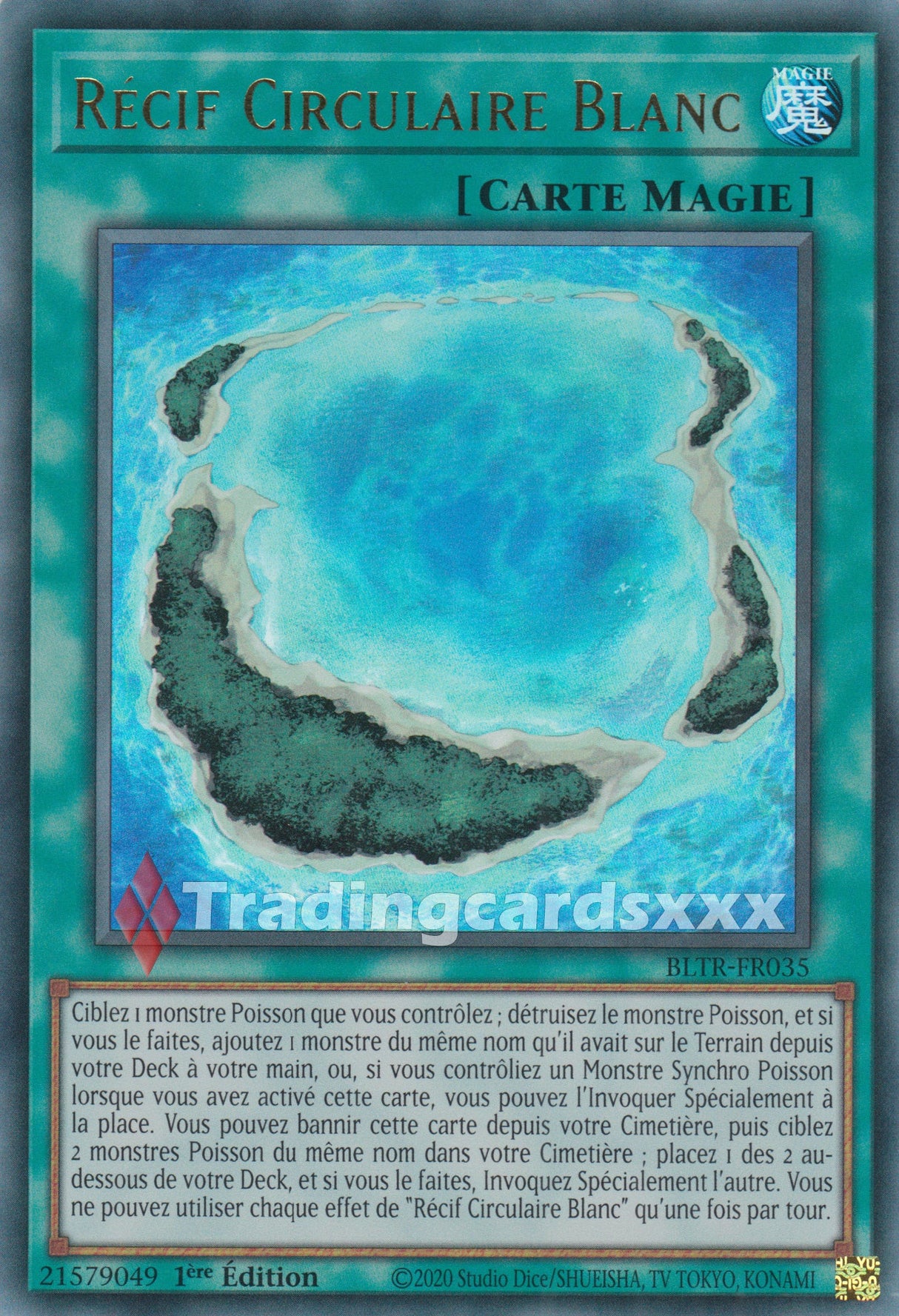 Yu-Gi-Oh! Récif Circulaire Blanc : UR BLTR-FR035