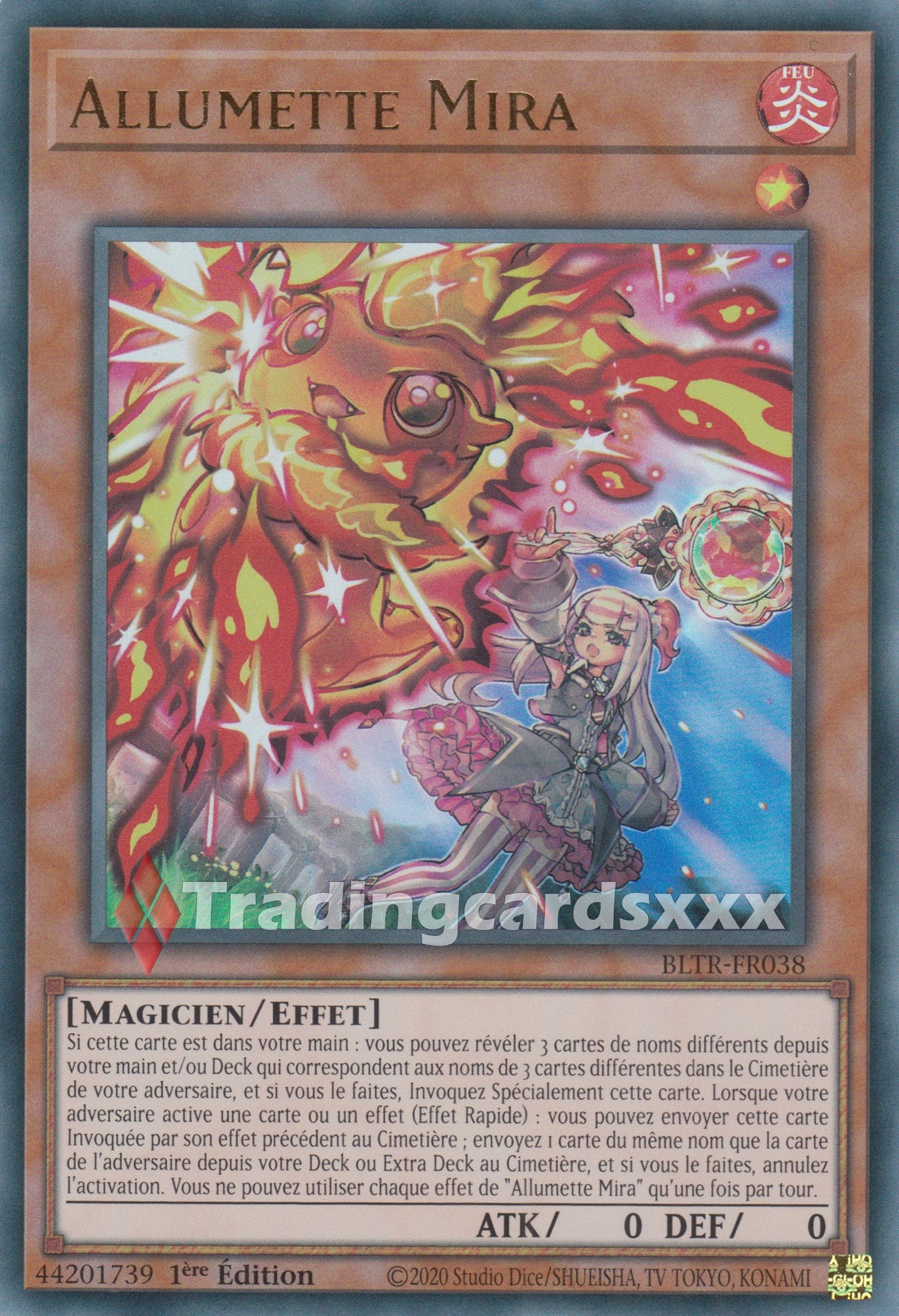 Yu-Gi-Oh! Allumette Mira : UR BLTR-FR038