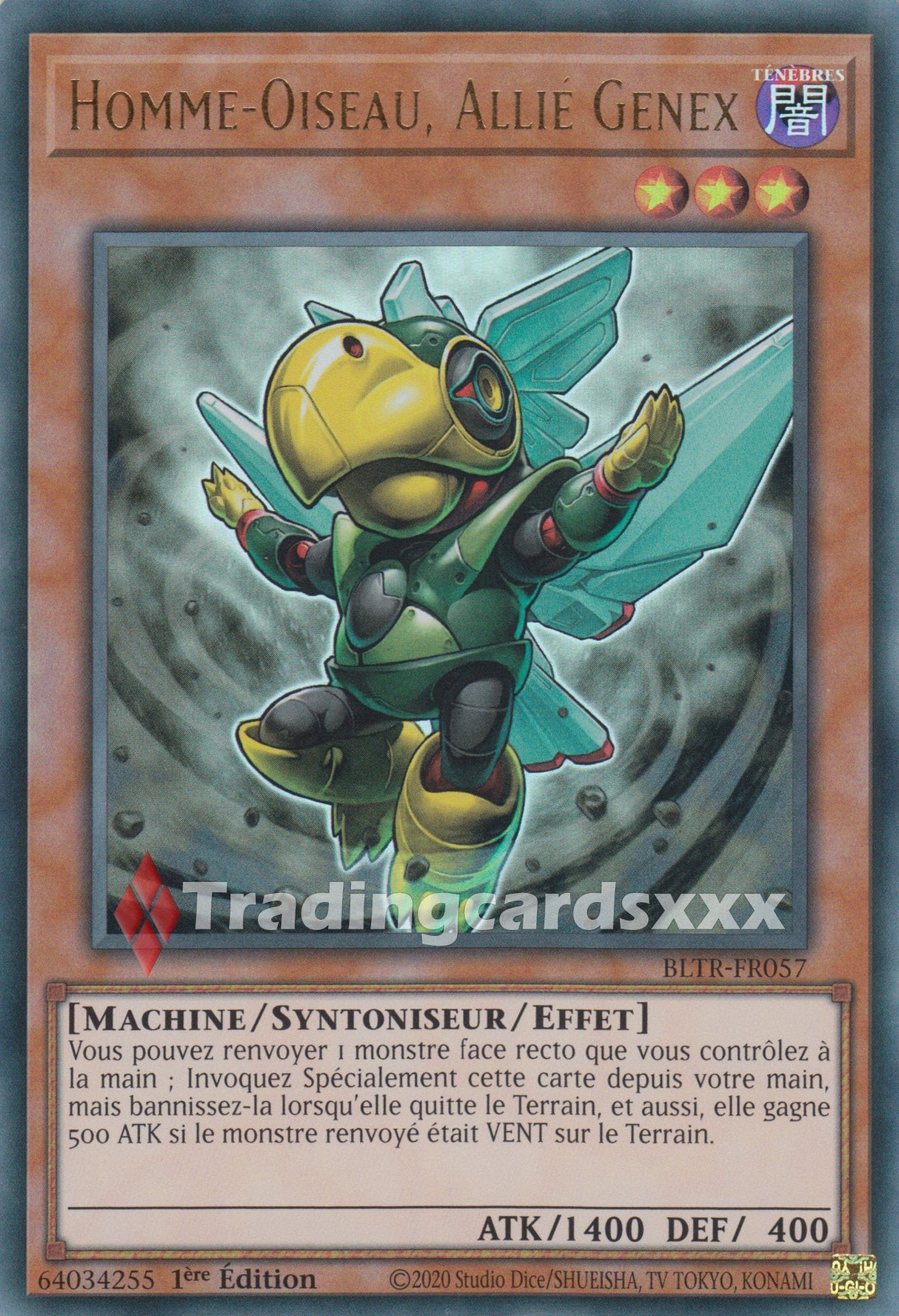 Yu-Gi-Oh! Homme-Oiseau, Allié Genex : UR BLTR-FR057