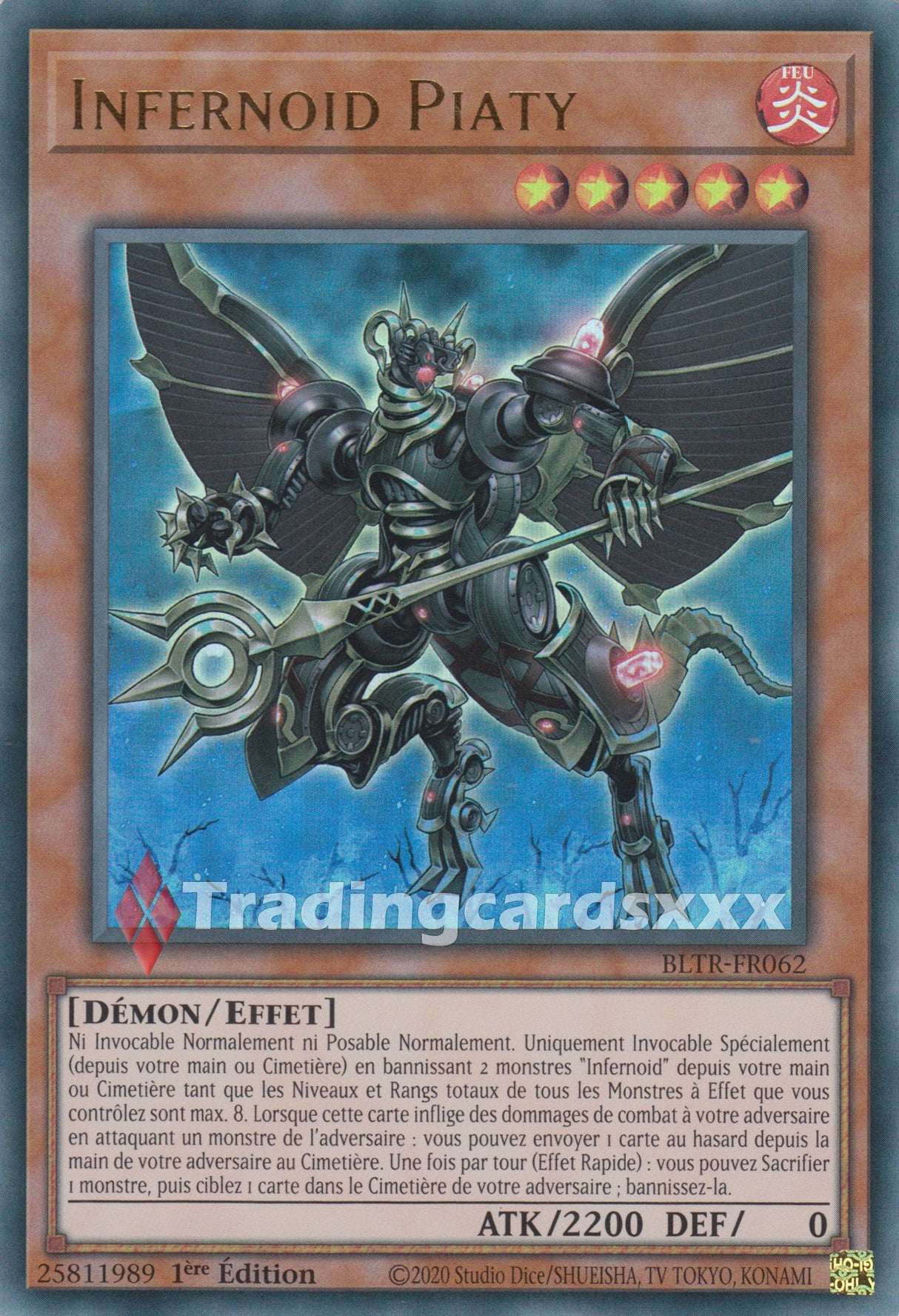 Yu-Gi-Oh! Infernoid Piaty : UR BLTR-FR062