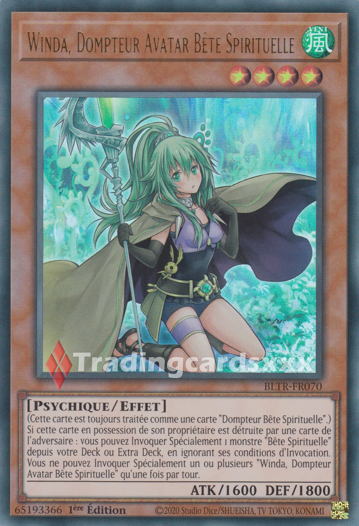 Yu-Gi-Oh! Winda, Dompteur Avatar Bête Spirituelle : UR BLTR-FR070