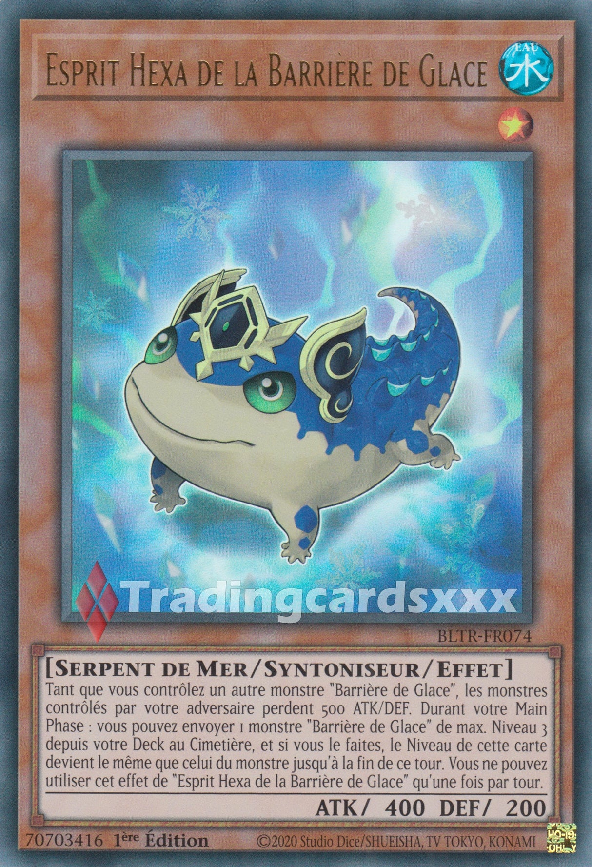 Yu-Gi-Oh! Esprit Hexa de la Barrière de Glace : UR BLTR-FR074