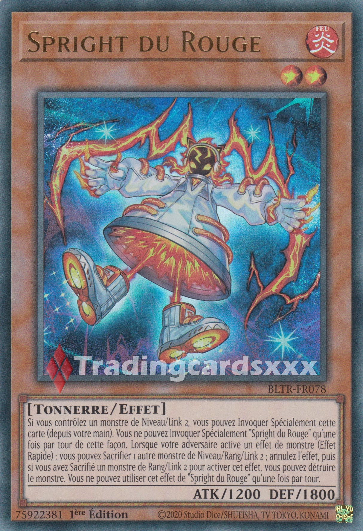 Yu-Gi-Oh! Spright du Rouge : UR BLTR-FR078