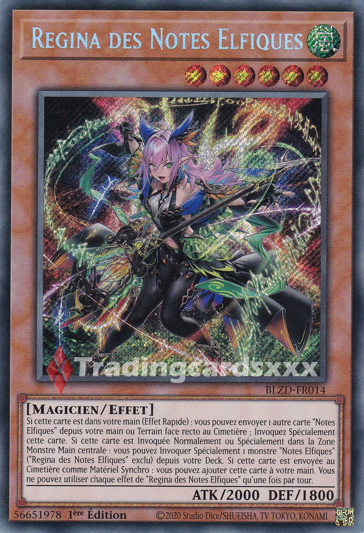 Yu-Gi-Oh! Regina des Notes Elfiques : SE BLZD-FR014