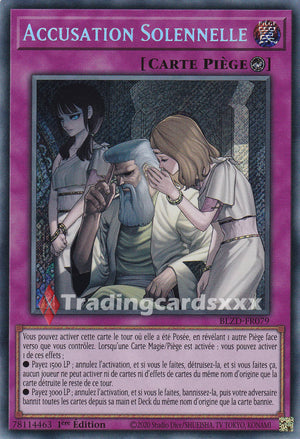 Yu-Gi-Oh! Accusation Solennelle : SE BLZD-FR079