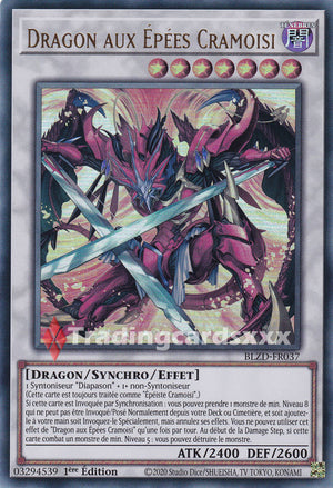 Yu-Gi-Oh! Dragon aux Épées Cramoisi : UR BLZD-FR037