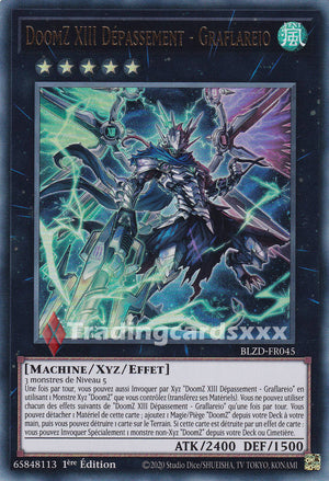 Yu-Gi-Oh! DoomZ XIII Dépassement - Graflareio : UR BLZD-FR045