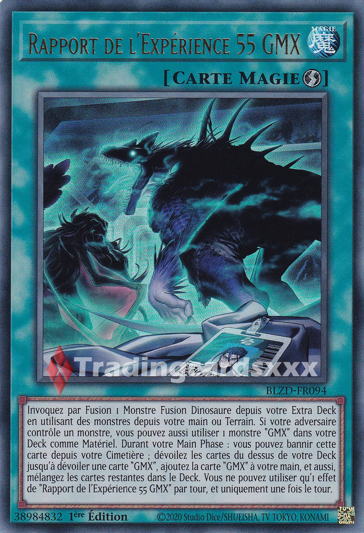 Yu-Gi-Oh! Rapport de l'Expérience 55 GMX : UR BLZD-FR094
