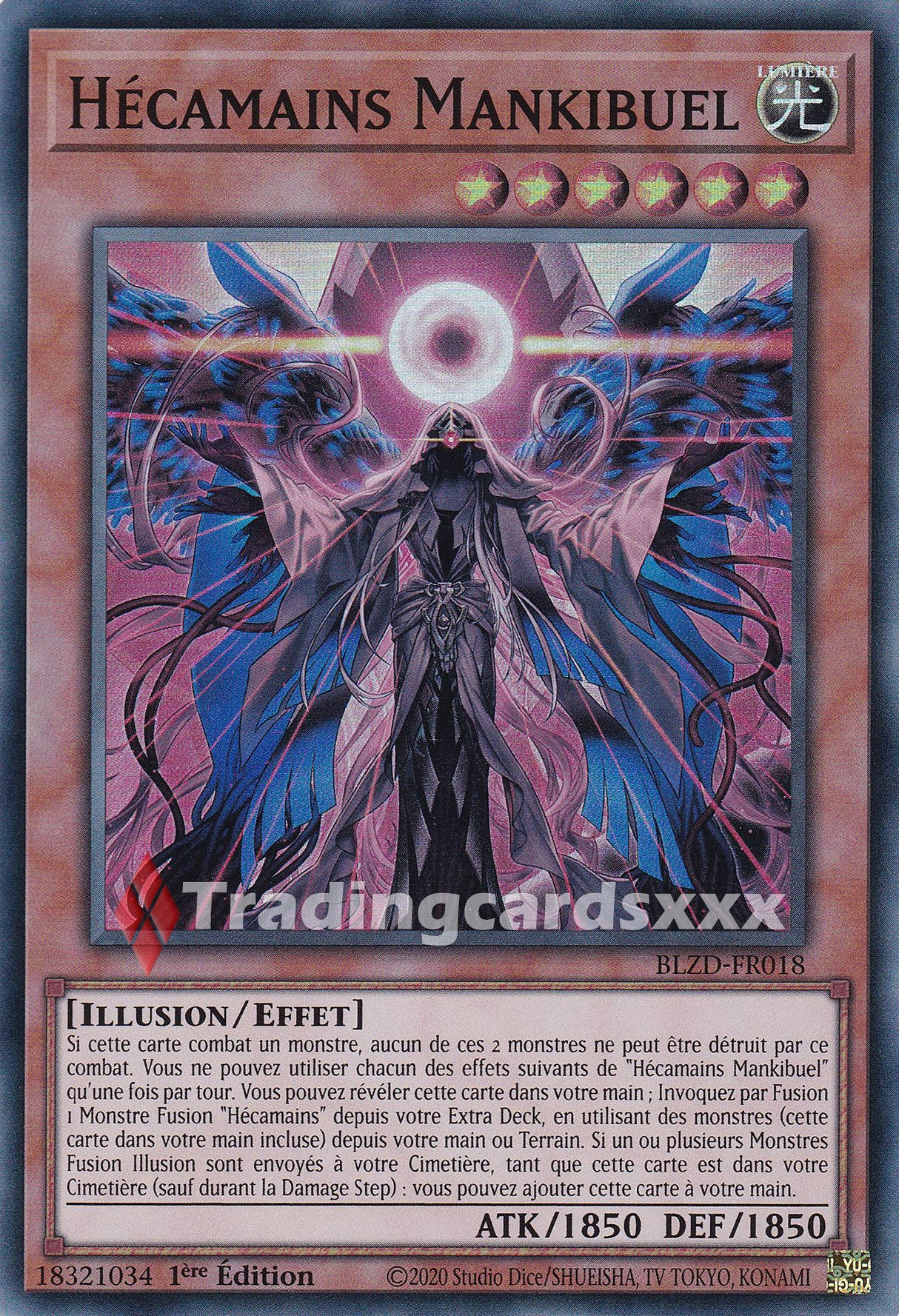Yu-Gi-Oh! Hécamains Mankibuel : SR BLZD-FR018