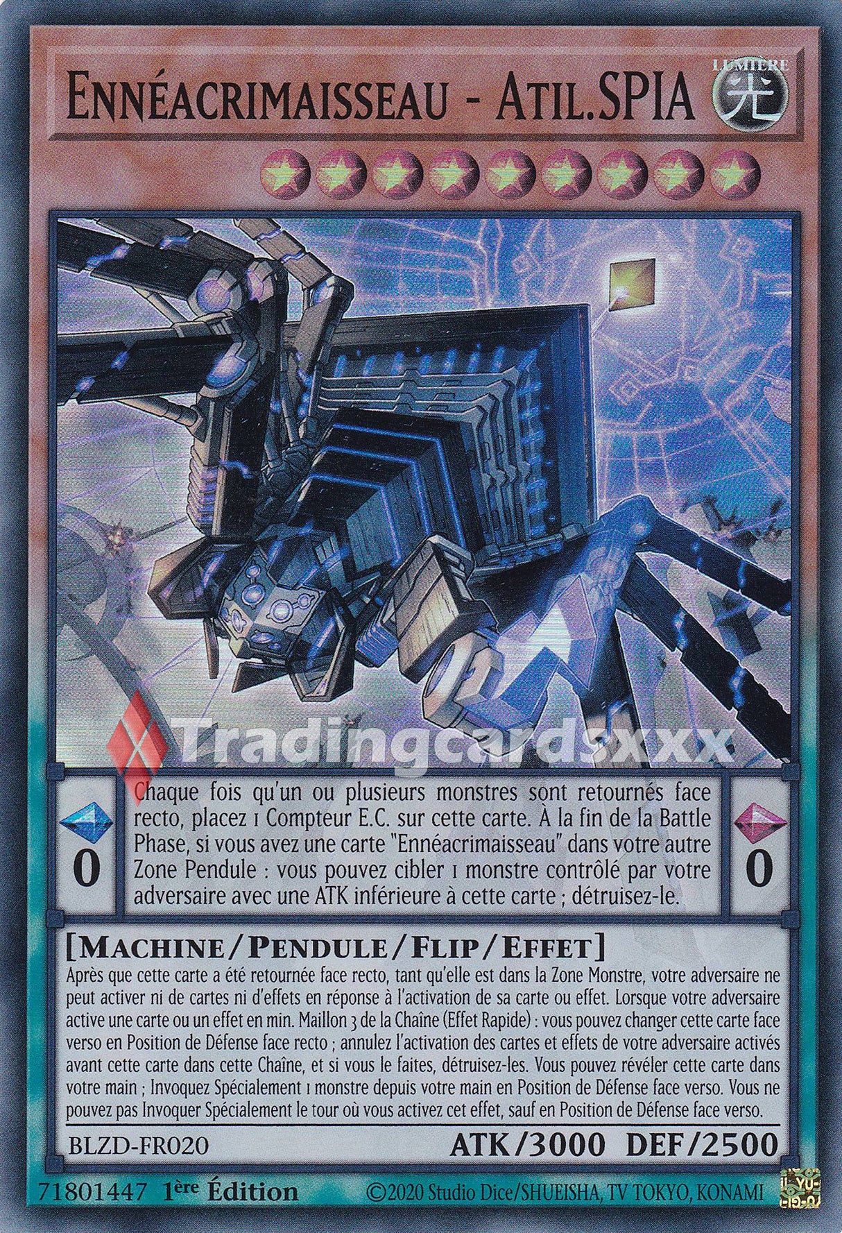 Yu-Gi-Oh! Ennéacrimaisseau - Atil.SPIA : SR BLZD-FR020