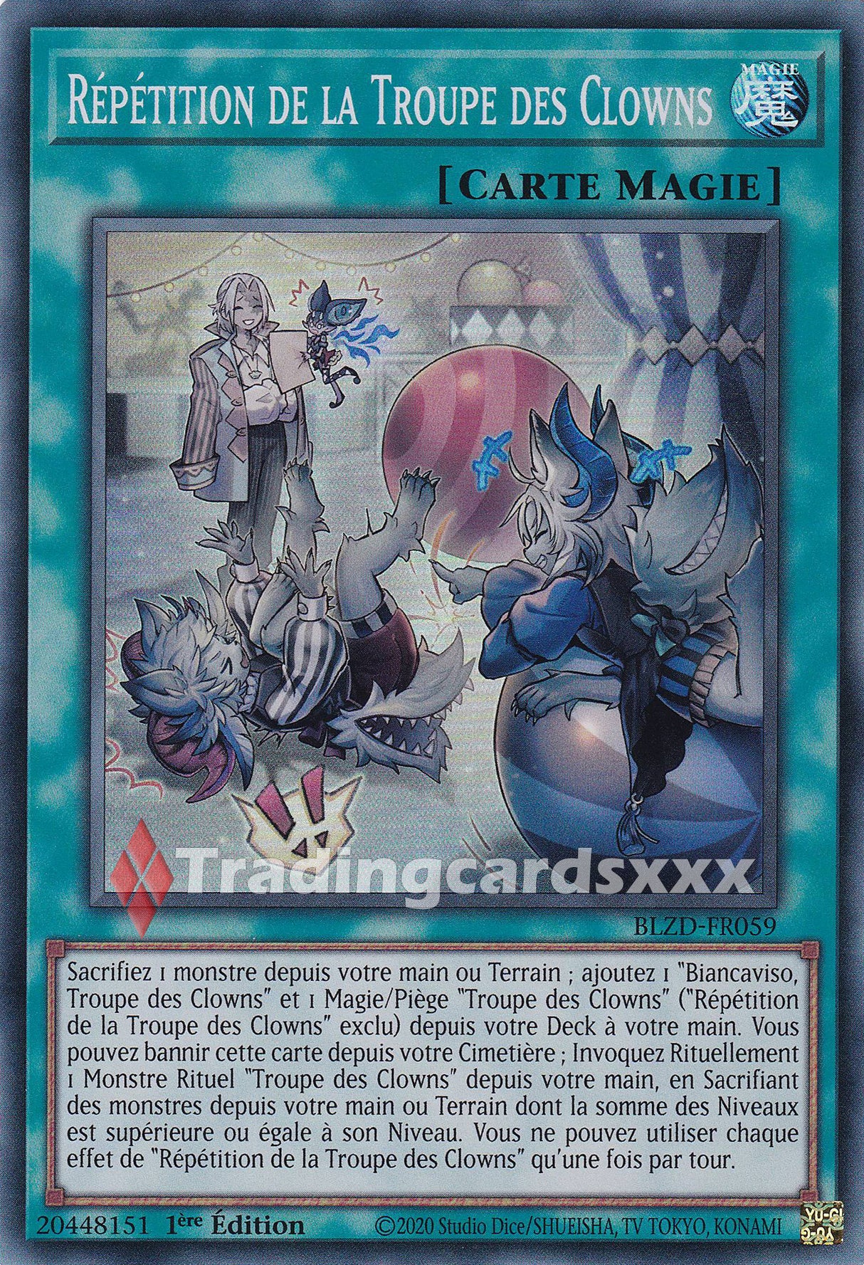 Yu-Gi-Oh! Répétition de la Troupe des Clowns : SR BLZD-FR059