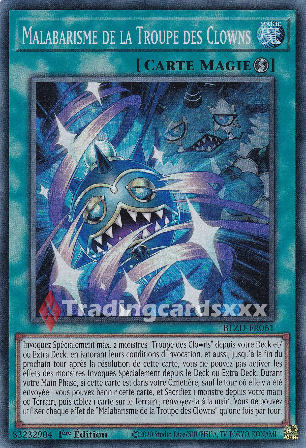 Yu-Gi-Oh! Malabarisme de la Troupe des Clowns : SR BLZD-FR061