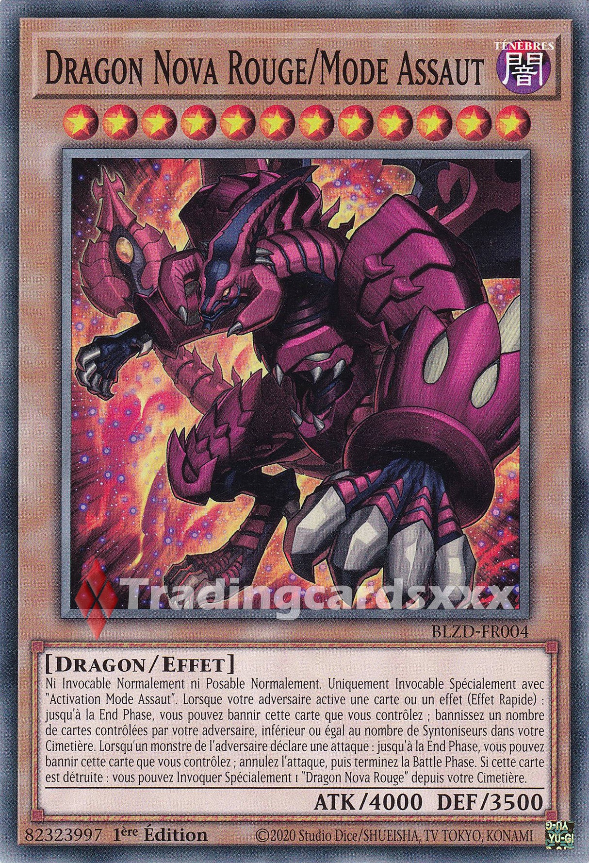 Yu-Gi-Oh! Dragon Nova Rouge/Mode Assaut : C BLZD-FR004