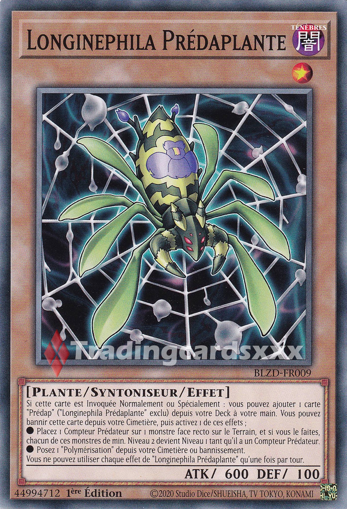 Yu-Gi-Oh! Longinephila Prédaplante : C BLZD-FR009