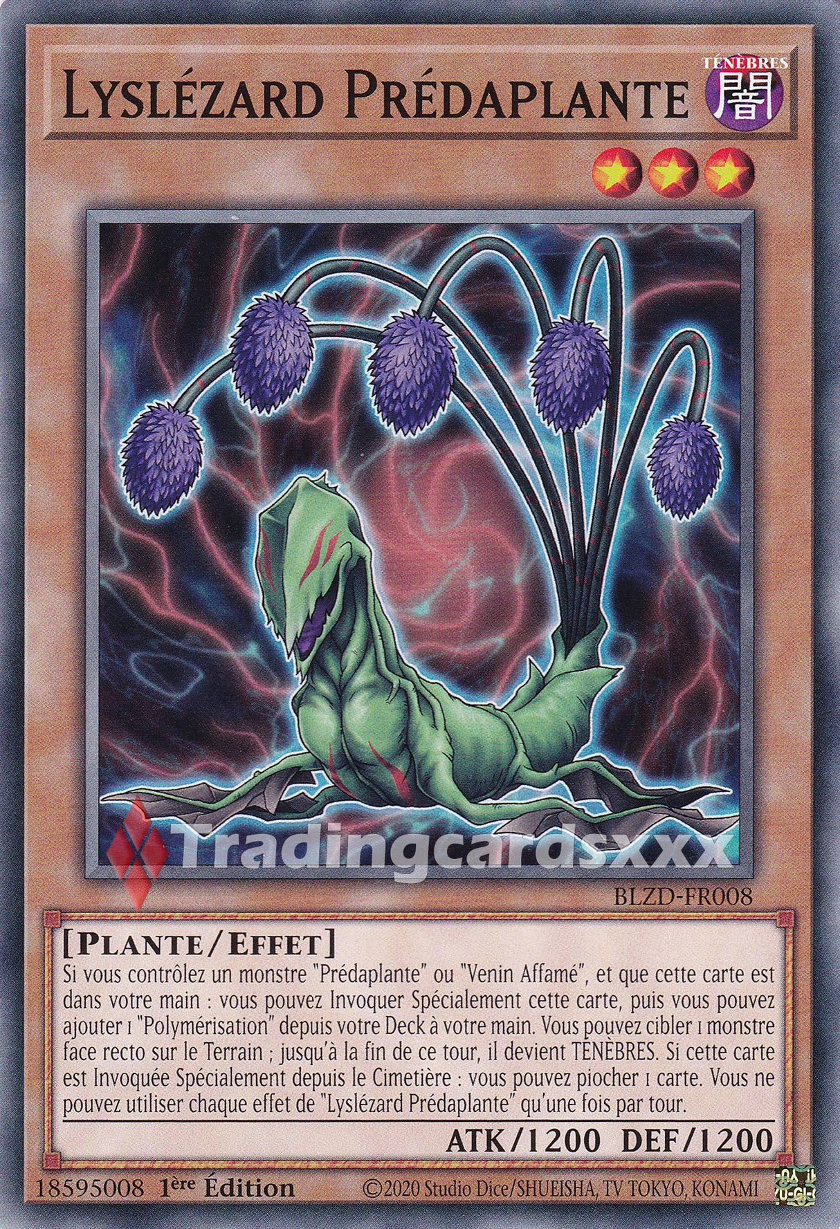 Yu-Gi-Oh! Lyslézard Prédaplante : C BLZD-FR008