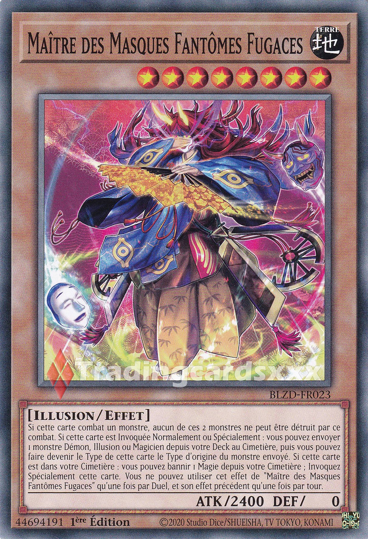 Yu-Gi-Oh! Maître des Masques Fantômes Fugaces : C BLZD-FR023