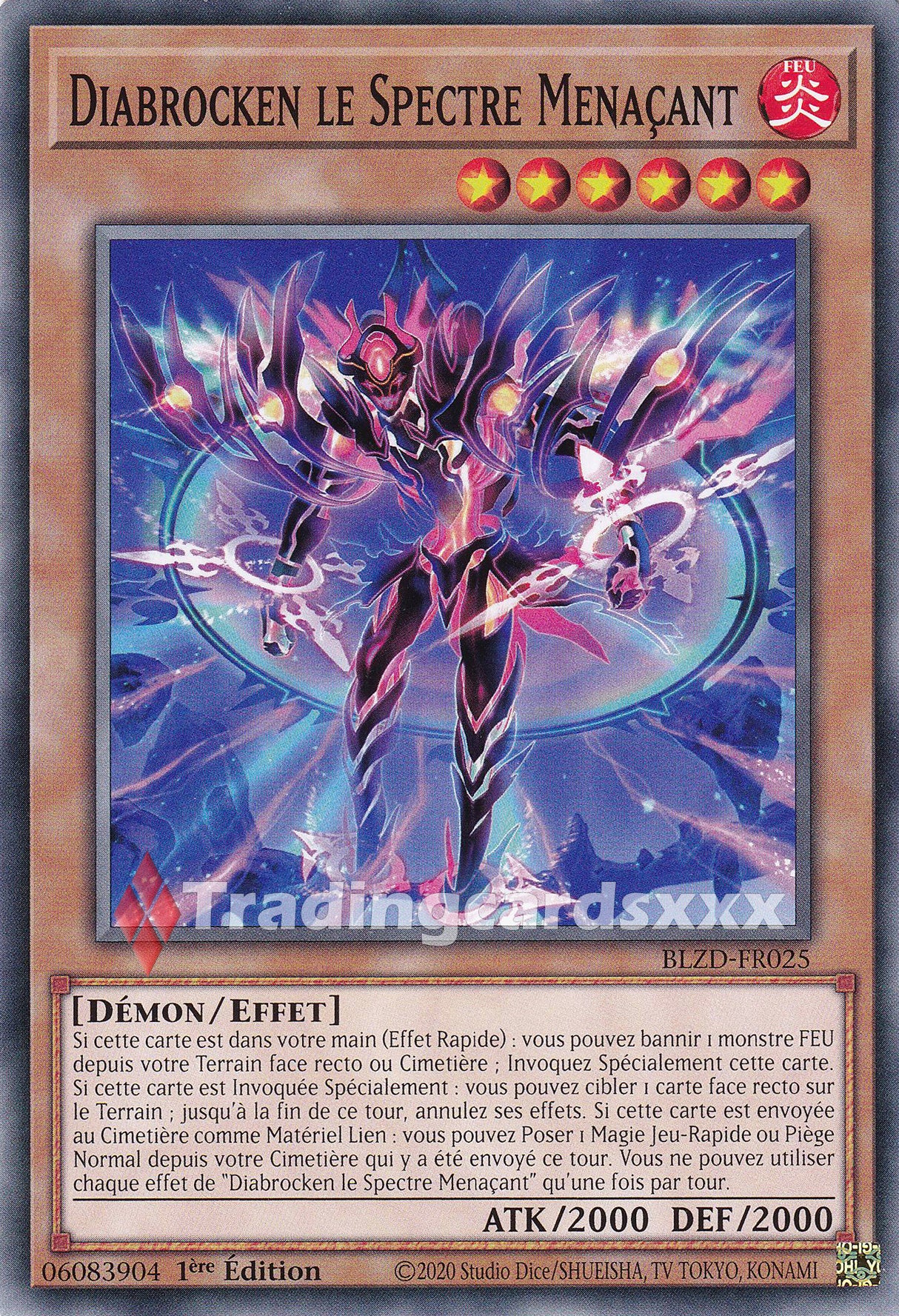 Yu-Gi-Oh! Diabrocken le Spectre Menaçant : C BLZD-FR025