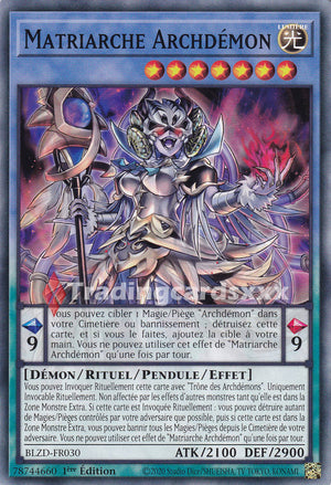 Yu-Gi-Oh! Matriarche Archdémon : C BLZD-FR030