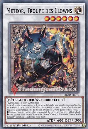 Yu-Gi-Oh! Meteor, Troupe des Clowns : C BLZD-FR040