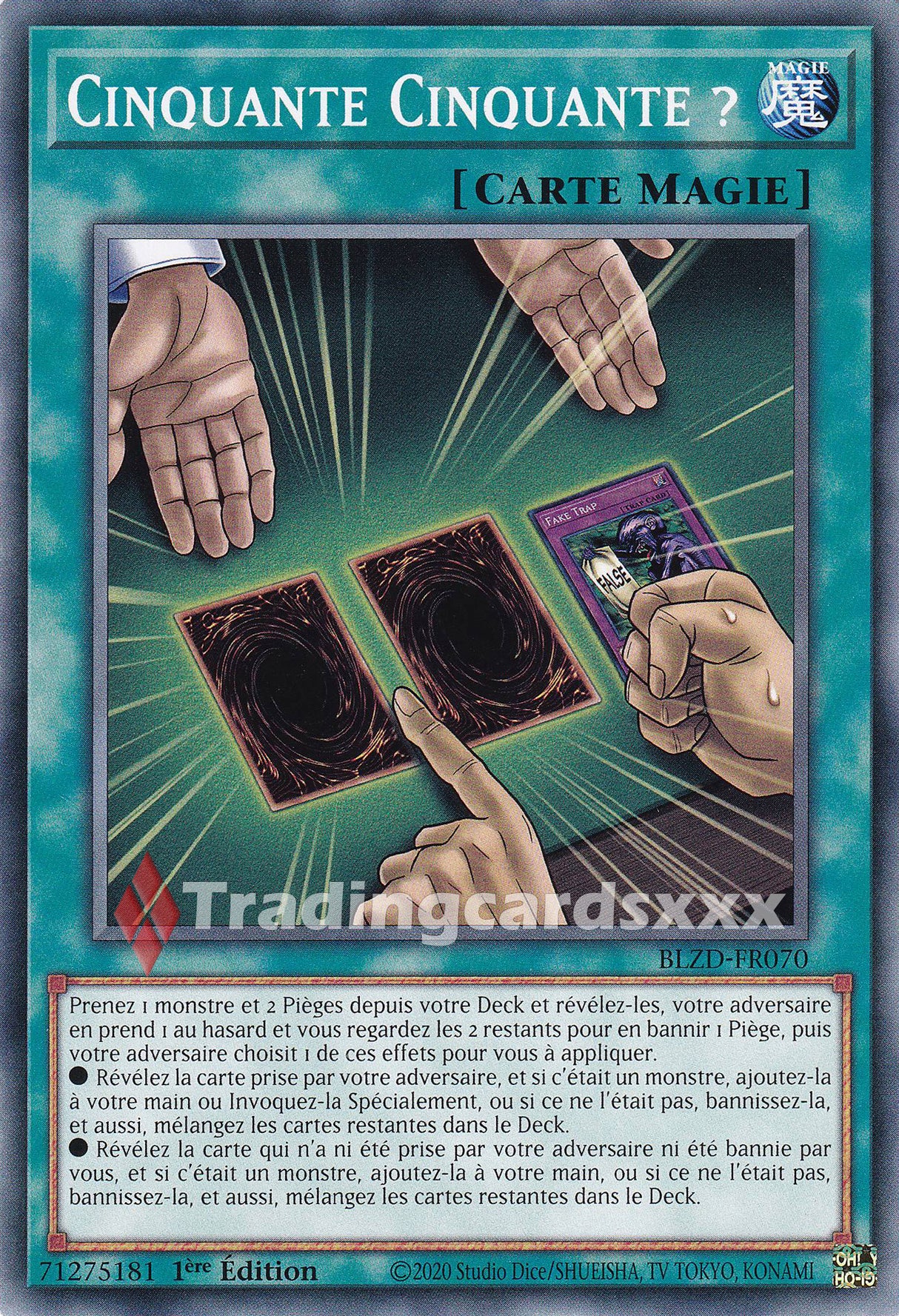 Yu-Gi-Oh! Cinquante Cinquante ? : C BLZD-FR070