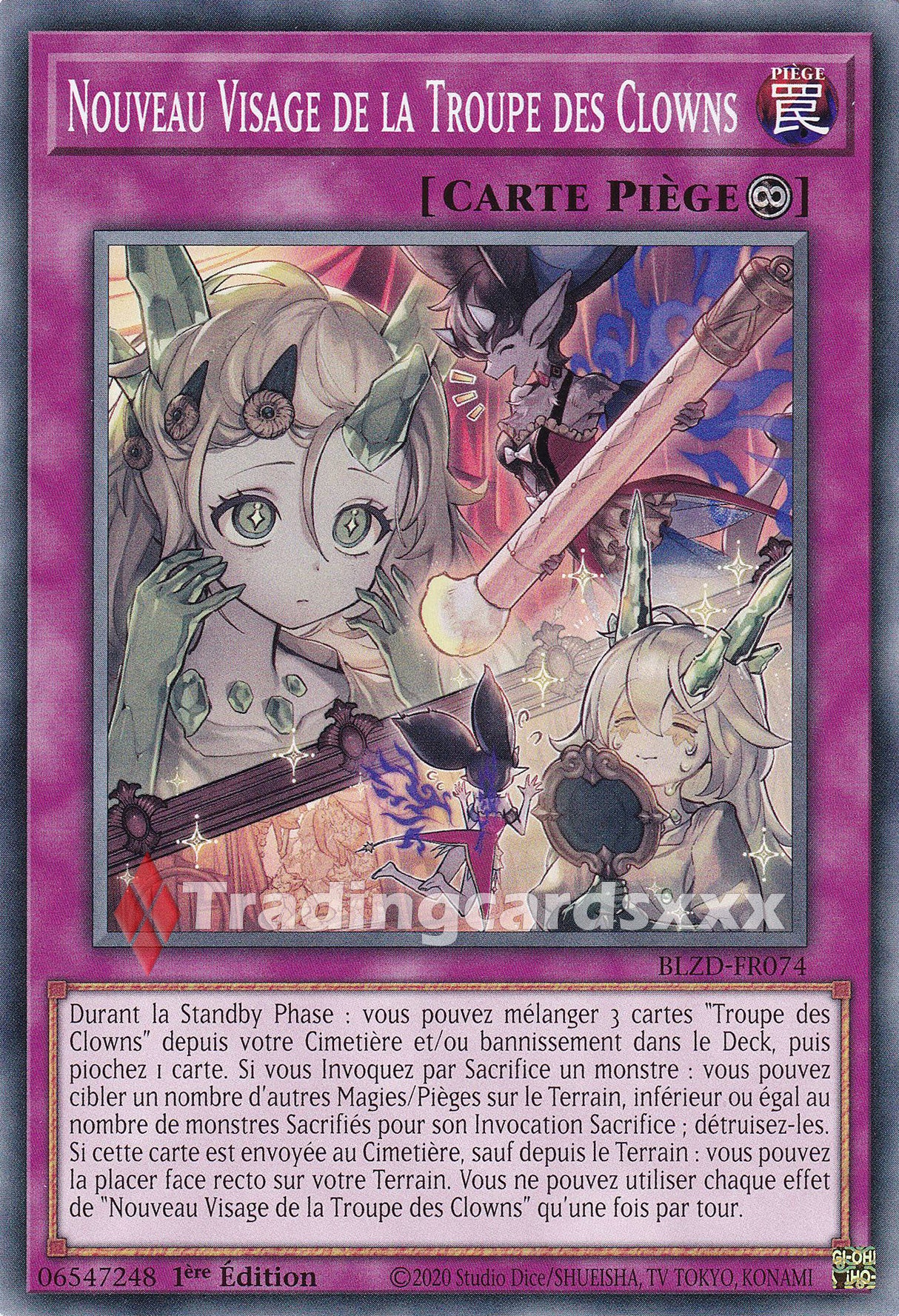 Yu-Gi-Oh! Nouveau Visage de la Troupe des Clowns : C BLZD-FR074