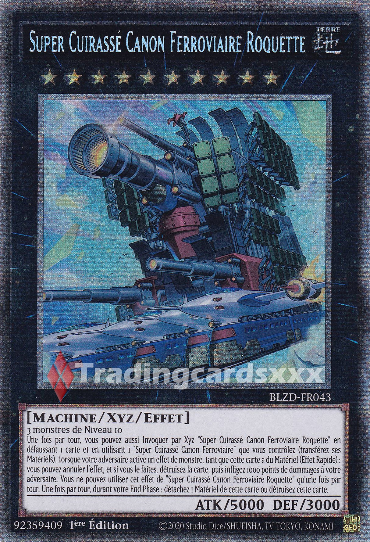 Yu-Gi-Oh! Super Cuirassé Canon Ferroviaire Roquette : STAR BLZD-FR043
