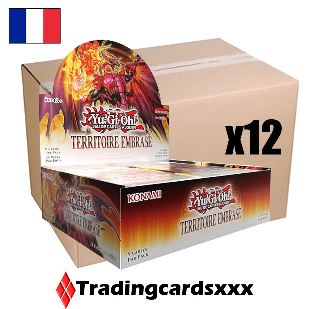 Yu-Gi-Oh! Carton de 12 displays : Territoire Embrasé