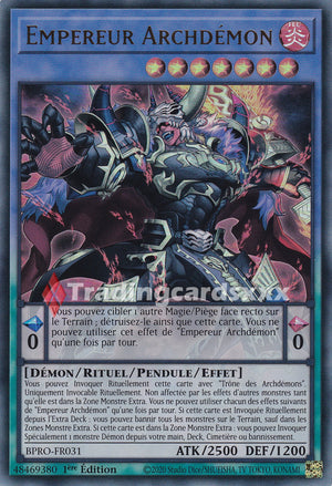 Yu-Gi-Oh! Empereur Archdémon : UR BPRO-FR031