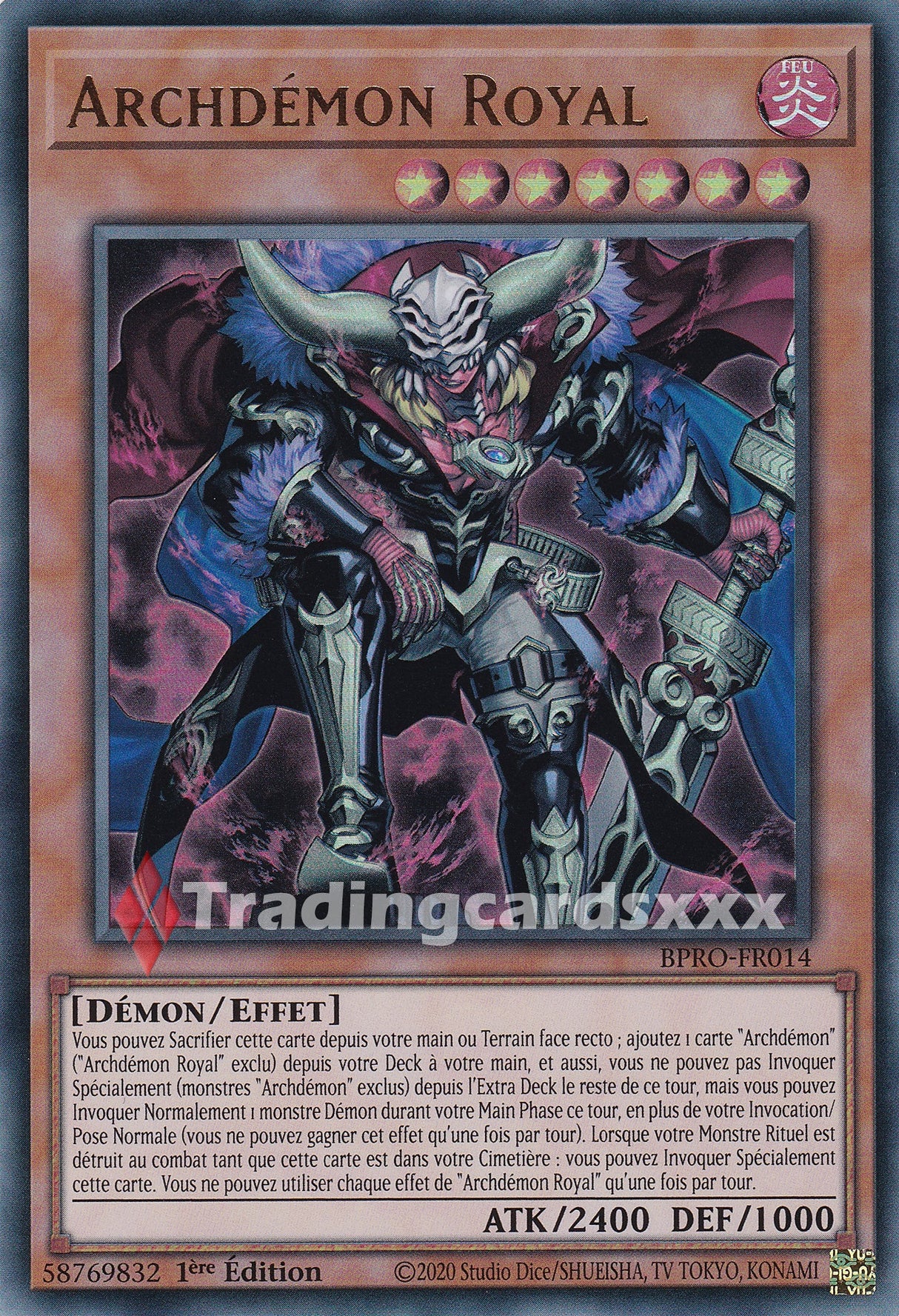 Yu-Gi-Oh! Archdémon Royal : UR BPRO-FR014
