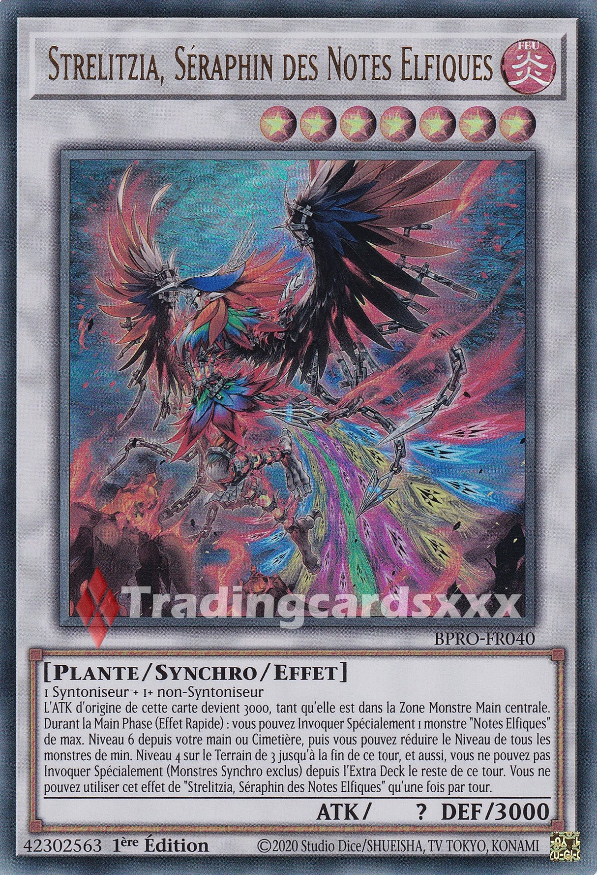 Yu-Gi-Oh! Strelitzia, Séraphin des Notes Elfiques : UR BPRO-FR040