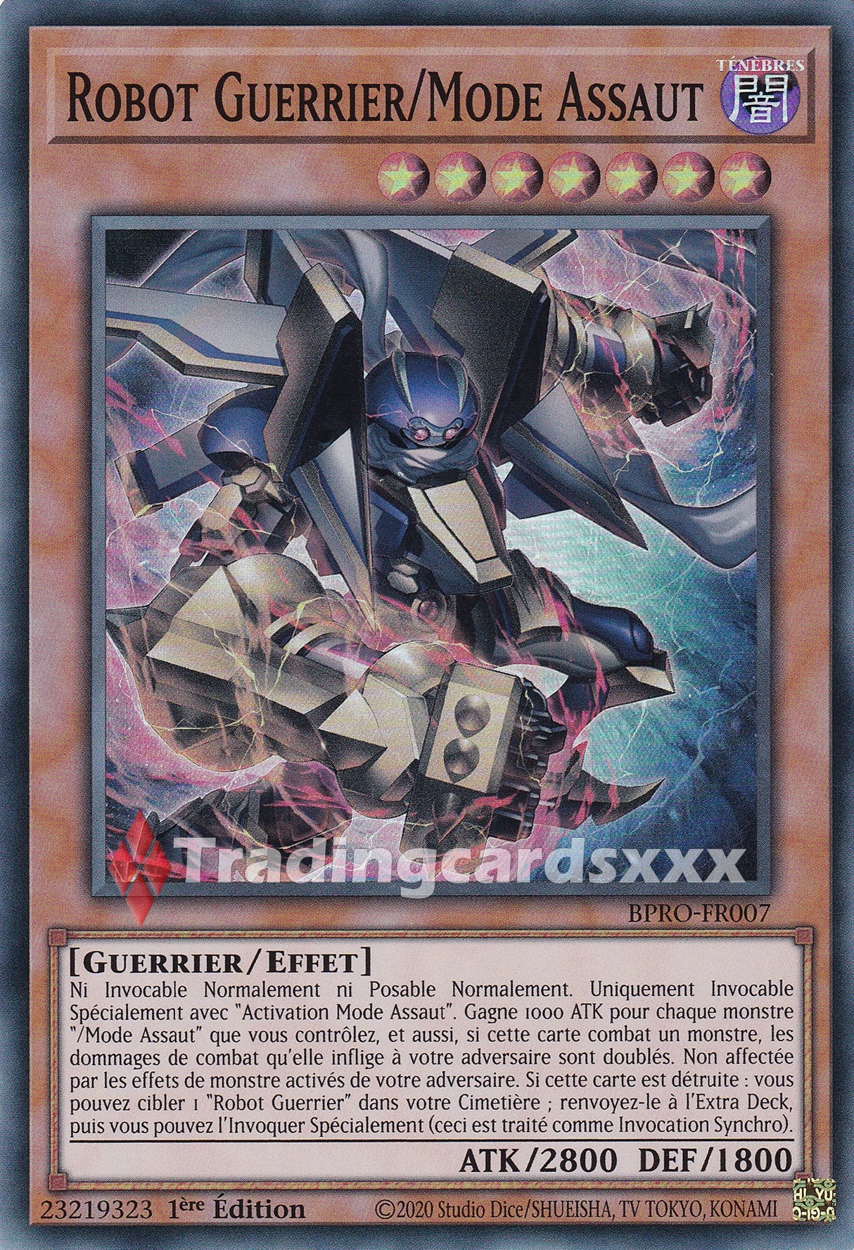 Yu-Gi-Oh! Robot Guerrier/Mode Assaut : SR BPRO-FR007