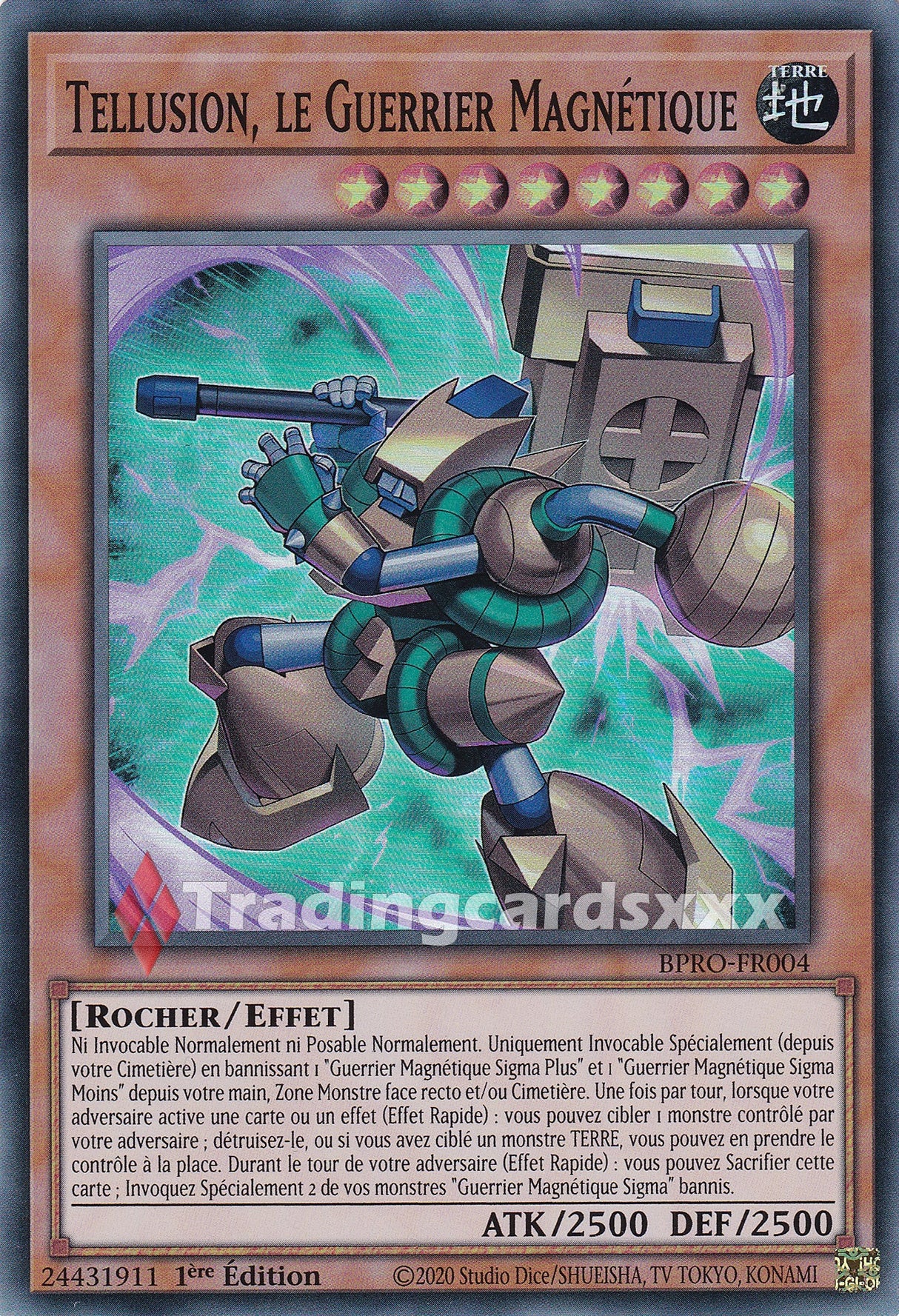 Yu-Gi-Oh! Tellusion, le Guerrier Magnétique : SR BPRO-FR004
