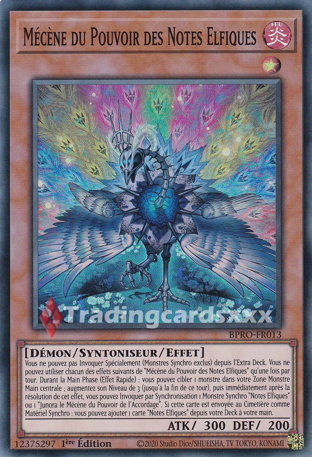 Yu-Gi-Oh! Mécène du Pouvoir des Notes Elfiques : SR BPRO-FR013